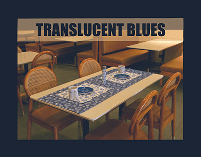 Table Linen Collection ~ Translucent Blues
