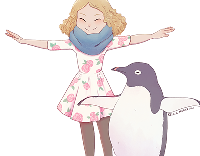 Adelie Penguin Pose
