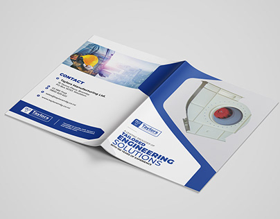 A4 bifold brochure/booklet design for Taylors