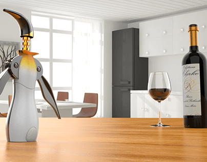 Penguin Corkscrew Animation