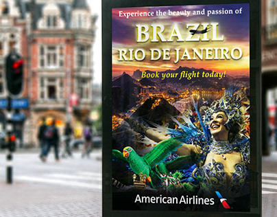 American Airlines: Rio de Janeiro, Brazil Travel Ad