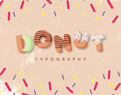 Donut Typography