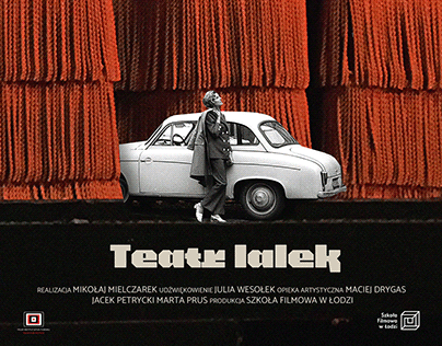 Plakat "Teatr lalek", Łódzka Szkoła Filmowa