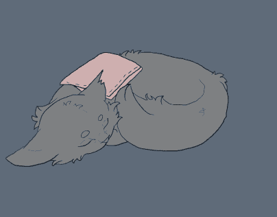 Sleeping kitty animation