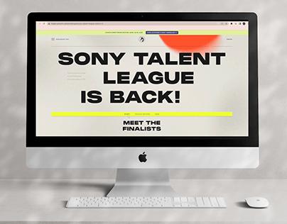 Landing Page - Sony Talent League by THU