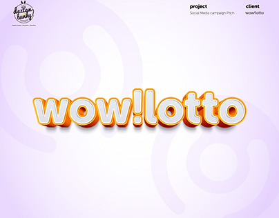 wow!lotto Pitch campaign
