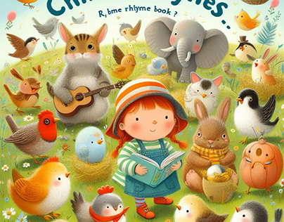 Children Rhymes - Book Illustration