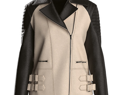 3d leather jacket