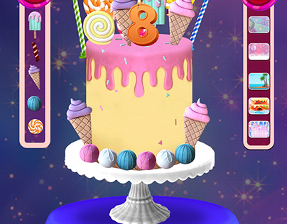DIY Birthday cake game