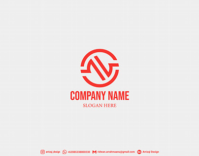 Letter N Monogram Logo Design