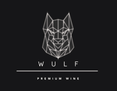 WULF Premium Wine: Bottle Design