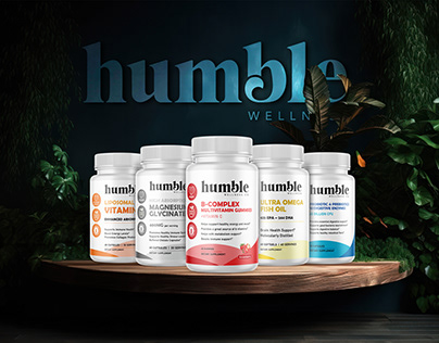 Product Label Design for Humble Wellness