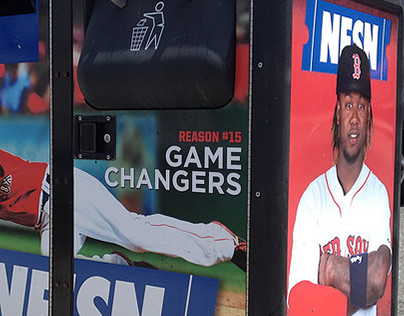 2015 Boston Red Sox Recycling Bin