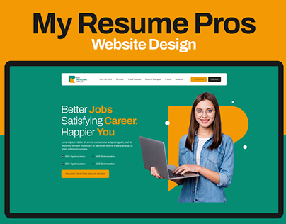 My Resume Pros website design