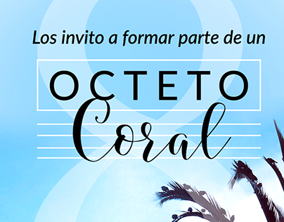 Invitación digital: Octeto Coral y Concierto