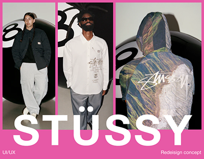 CONCEPT REDESIGN STUSSY WEB-SITE