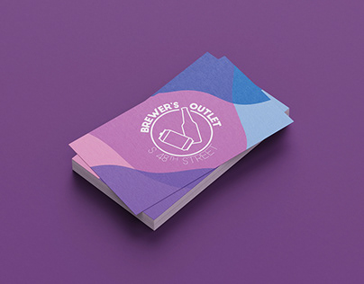 Brewer's Outlet Business Card and Logo // CHELCHA