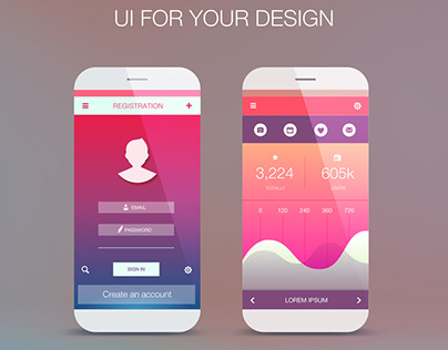android mobile screen app Design