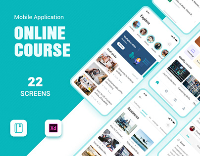 online courses UI Kit