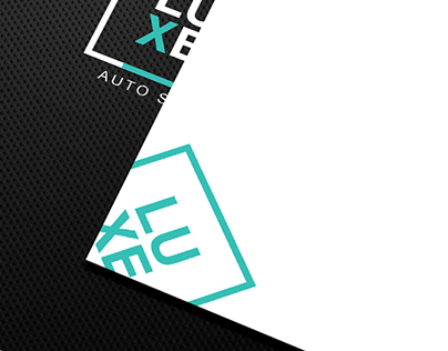 Brand Identity Design for LUXE Auto Spa