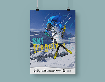 Affiche ski freestyle
