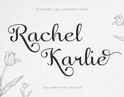 Rachel Karlie - Calligraphy Font