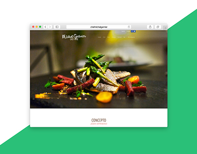 Gourmet Chef Website Design