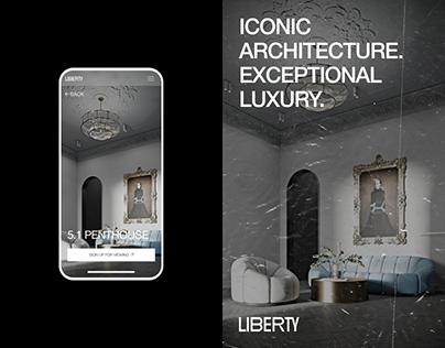 LIBERTY - luxury residence website