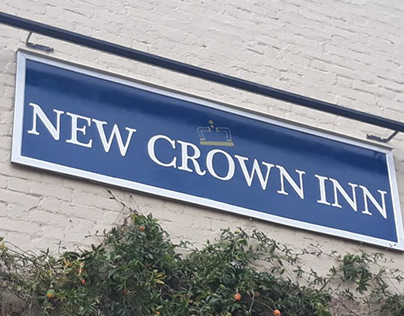 New Crown Inn sign