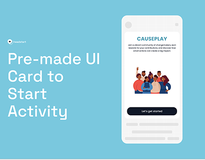 UI Card to Start Activity