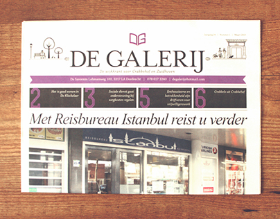 De Galerij - Newspaper Design