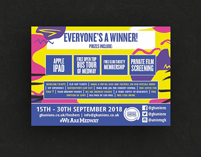 Medway Freshers Scratchcards