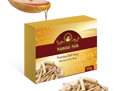 Sandal Silk Soap - Packaging
