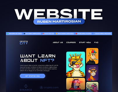 Crypto Website Design
