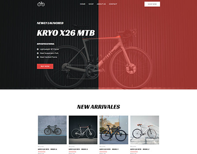 Cycle - Landing Page