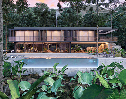Jungle House | Nature and landscape in a wild residence