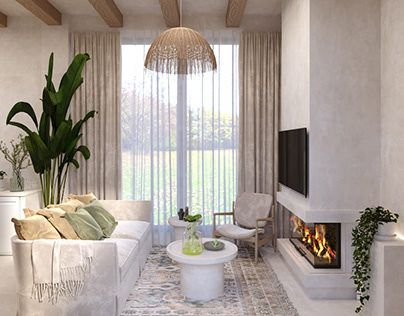 Sapanca Project | Living Room and Kitchen