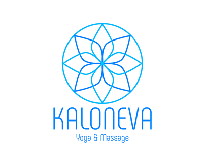 KALONEVA Yoga&Massage Studio LOGO DESIGN