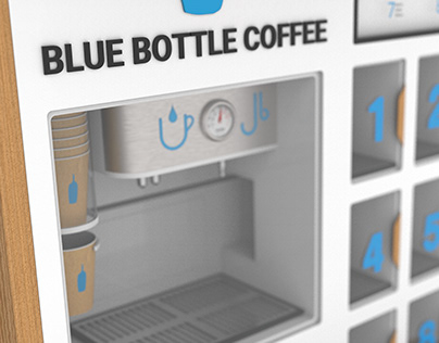 Coffee Vending Machine Inspired By Blue Bottle Coffee