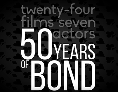50 Years of Bond Motion Graphic