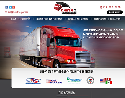 Tenax Transport Branding | Website | Logo Design