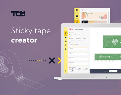 TCM - sticky tape creator web app