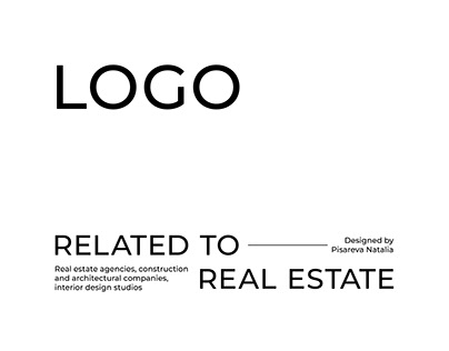 Логотипы из сферы недвижимости, строительства и ремонта
