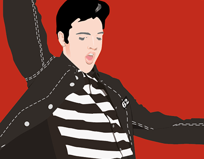 Illustrated Elvis Book Cover