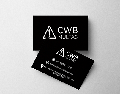 Cartão de Visita CWB Multas Curitiba