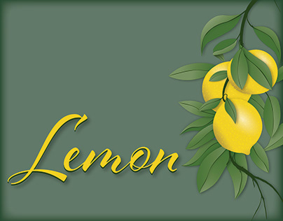 Lemon portrait - For Kitchen wall
