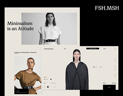 Fashion Website UI/UX Design Concept