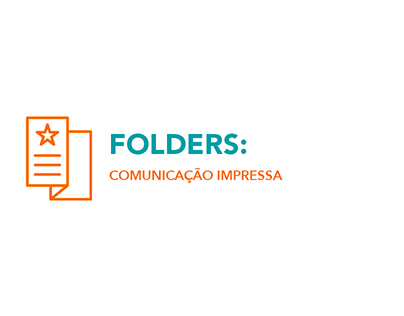 Folders: comunicação impressa
