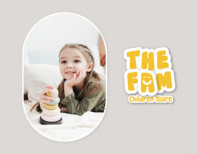 thefam Children Store Logo and Brand Identity