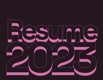 Project thumbnail - Resume 2023